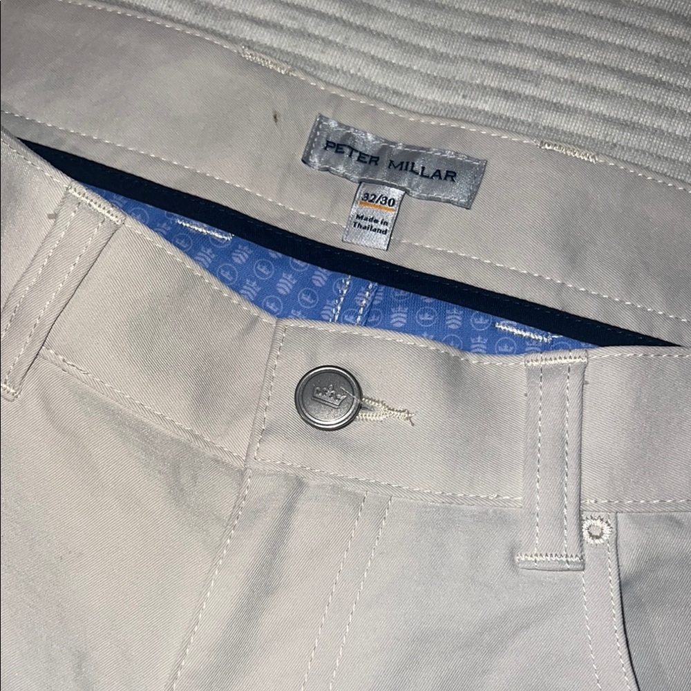 Peter Millar Men's White Jeans